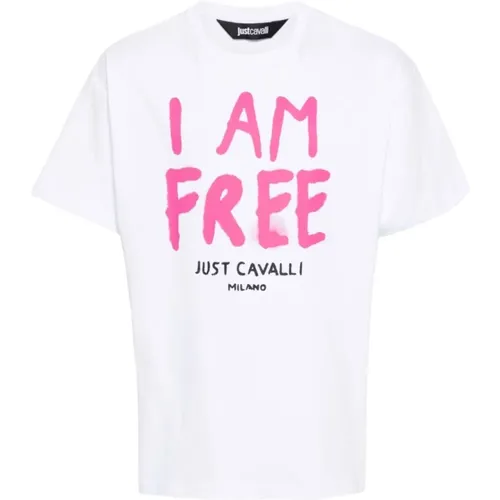 T-Shirts & Polos for Men , male, Sizes: M, L, XL - Just Cavalli - Modalova