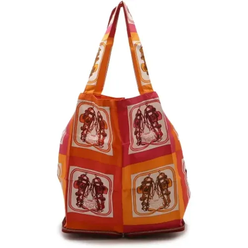 Pre-owned Silk handbags , female, Sizes: ONE SIZE - Hermès Vintage - Modalova