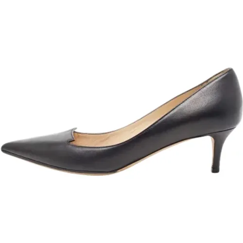 Pre-owned Leather heels , female, Sizes: 3 1/2 UK - Jimmy Choo Pre-owned - Modalova