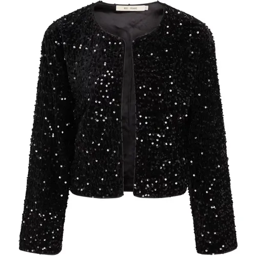 Sequin Jacket for Festive Occasions , female, Sizes: S - RUE de Femme - Modalova