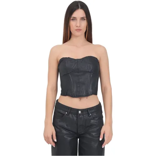 Denim Nero Casual Top - Armani Exchange - Modalova