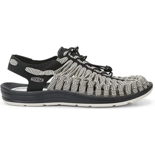 Woven Cord Sandals Black , male, Sizes: 10 UK, 8 1/2 UK, 7 1/2 UK, 11 UK, 9 UK - Keen - Modalova