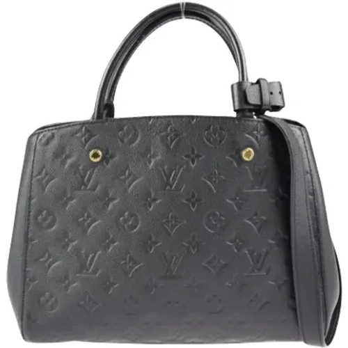 Pre-owned Leather Louis Vuitton Montaigne , female, Sizes: ONE SIZE - Louis Vuitton Vintage - Modalova