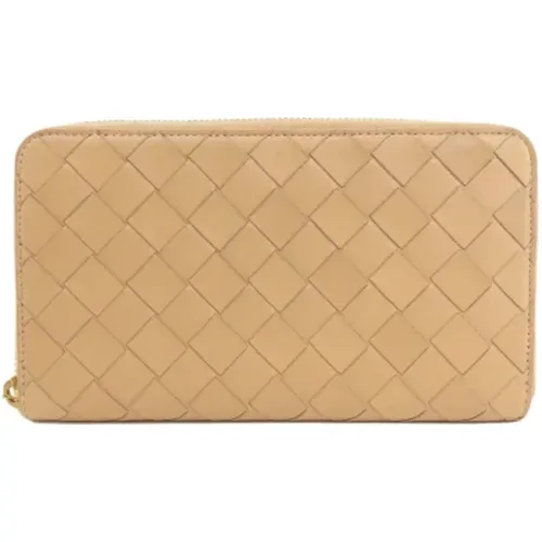 Pre-owned Leather wallets , female, Sizes: ONE SIZE - Bottega Veneta Vintage - Modalova