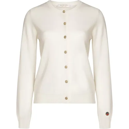 Golden Button Cardigan , female, Sizes: S, XL, 2XL, XS, M, L - Busnel - Modalova