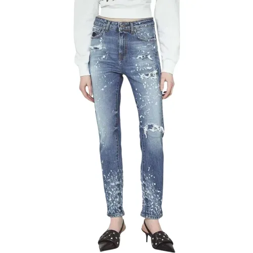 High-Waist-Jeans für Frauen , Damen, Größe: W28 - John Richmond - Modalova