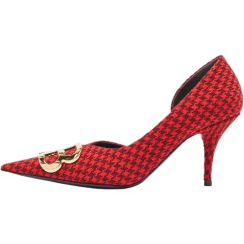 Pre-owned Fabric heels , female, Sizes: 4 UK - Balenciaga Vintage - Modalova