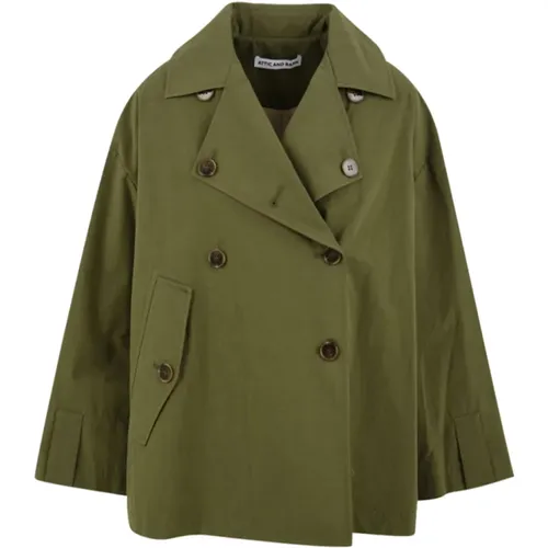 Coat Gazania Model , female, Sizes: XS - Attic and Barn - Modalova