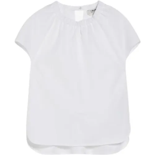 Cotton poplin blouse , female, Sizes: 3XS, 2XS, XS, S, 4XS - Max Mara - Modalova