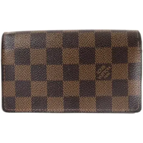 Pre-owned Leather wallets , female, Sizes: ONE SIZE - Louis Vuitton Vintage - Modalova