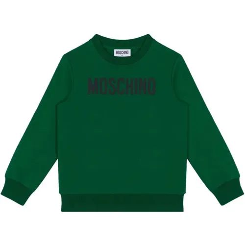 Bedruckter Rundhalsausschnitt Pullover - Moschino - Modalova