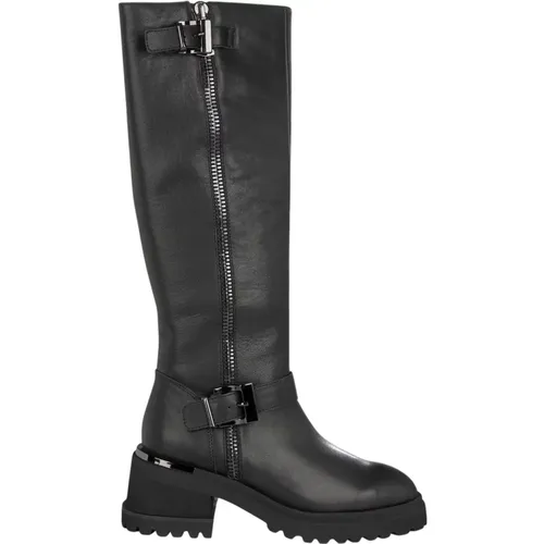 Buckled high boot , female, Sizes: 3 UK, 5 UK, 4 UK, 6 UK - Alma en Pena - Modalova