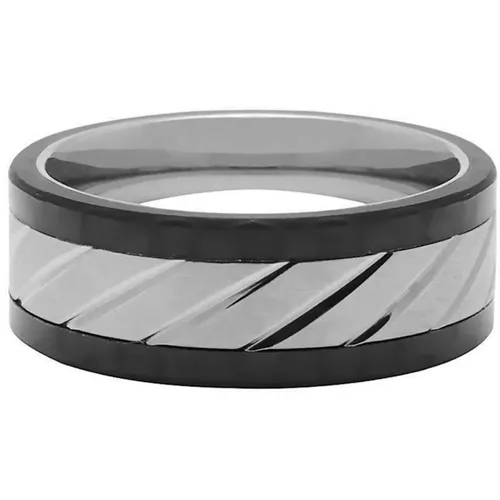 Carbon Titanium Cable Ring , male, Sizes: 64 MM, 62 MM - Nialaya - Modalova