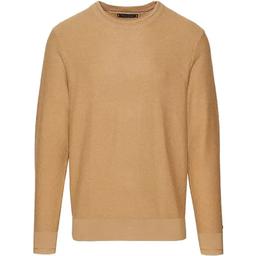 Men Honeycomb Knit Sweater , male, Sizes: L, 2XL, M, XL, S - Tommy Hilfiger - Modalova