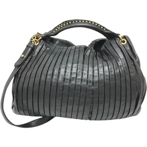 Pre-owned Leather handbags , female, Sizes: ONE SIZE - Miu Miu Pre-owned - Modalova