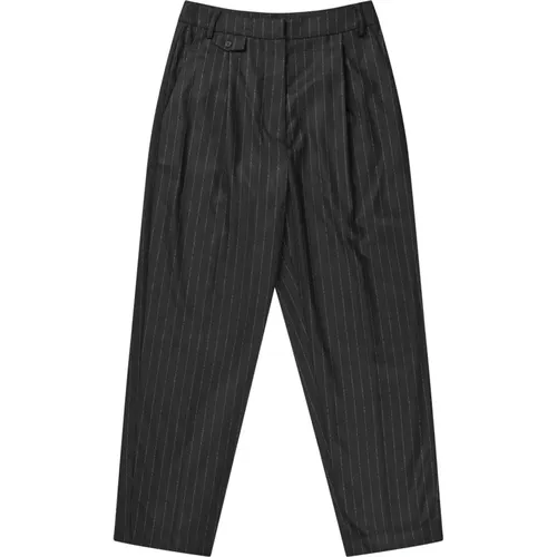 Pinstripe Edie Hose Schwarz Munthe - Munthe - Modalova