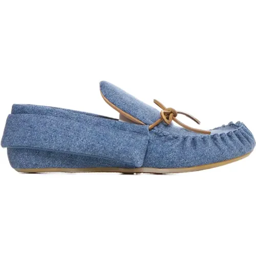 Denim Flat Shoes , male, Sizes: 10 UK, 6 UK, 7 UK, 9 UK, 8 UK - JW Anderson - Modalova