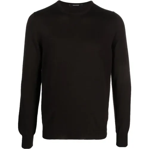 Sweaters - Girocollo Rasato , male, Sizes: S, 2XL - Tagliatore - Modalova