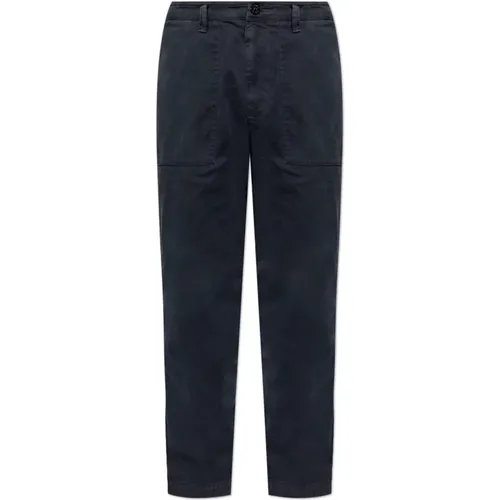 Trousers with Logo , male, Sizes: W29, W31 - Stone Island - Modalova