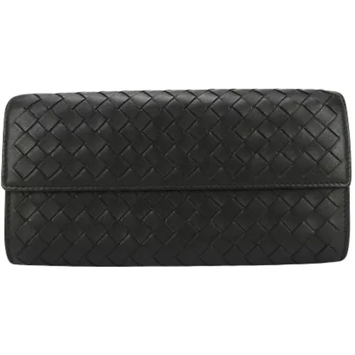 Pre-owned Leather wallets , female, Sizes: ONE SIZE - Bottega Veneta Vintage - Modalova