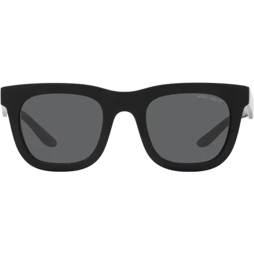 Bold Rectangular Sunglasses , unisex, Sizes: 49 MM - Giorgio Armani - Modalova