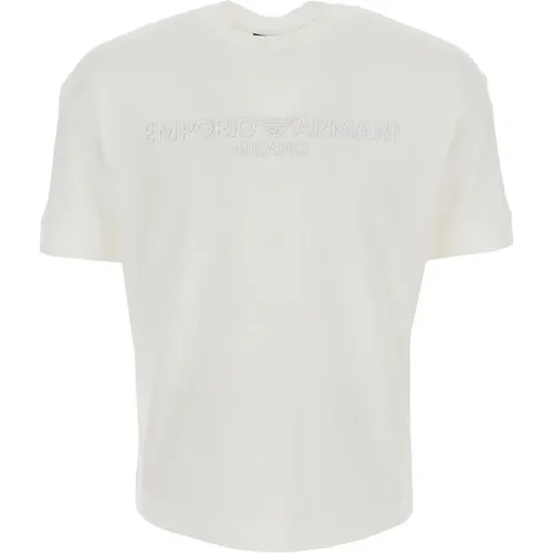 Effortless Style T-shirts and Polos , male, Sizes: XL - Emporio Armani - Modalova