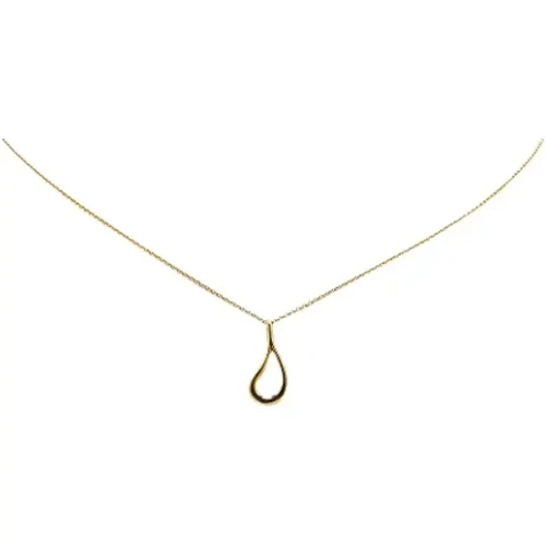 Pre-owned Gold necklaces , female, Sizes: ONE SIZE - Tiffany & Co. Pre-owned - Modalova