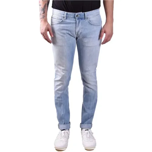 Stylische Denim-Jeans für Herren , Herren, Größe: W35 - Dondup - Modalova