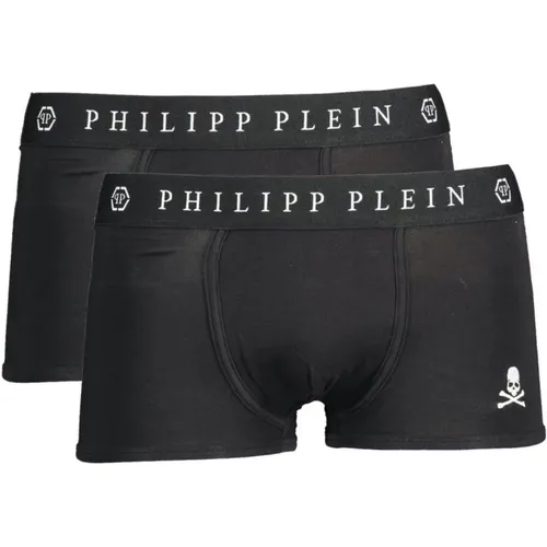 Schwarzes Baumwoll-Boxer-Pack für Männer , Herren, Größe: XL - Philipp Plein - Modalova
