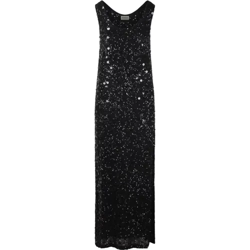 Sequins Embroidered Long Dress , female, Sizes: S, XS - P.a.r.o.s.h. - Modalova