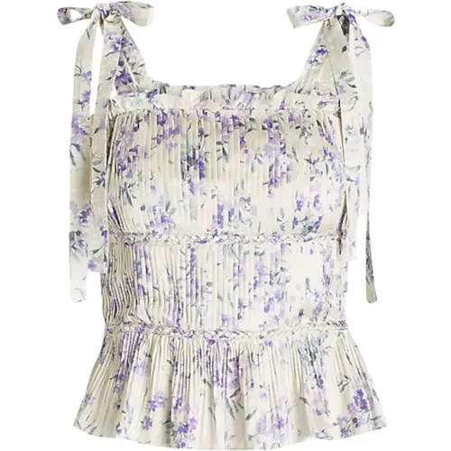 Gefaltete Top in Blumen - Ralph Lauren - Modalova