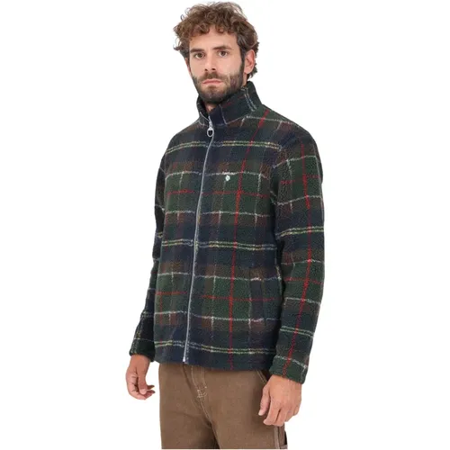 Tartan Sherpa Jacke , Herren, Größe: L - Barbour - Modalova