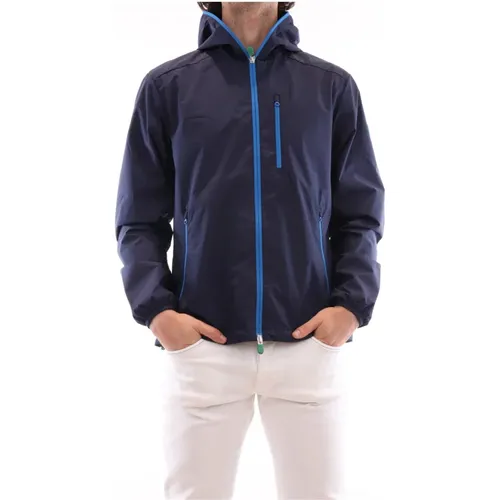 Men`s Waterproof Windbreaker Jacket , male, Sizes: 3XL - Save The Duck - Modalova
