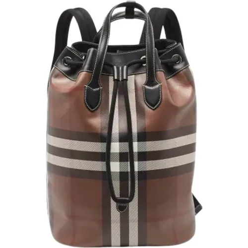 Pre-owned Leather backpacks , female, Sizes: ONE SIZE - Burberry Vintage - Modalova