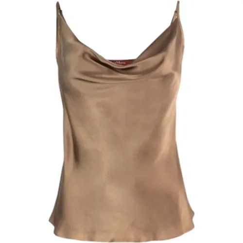 Elegant Slip Dress Top , female, Sizes: L - Max Mara Studio - Modalova