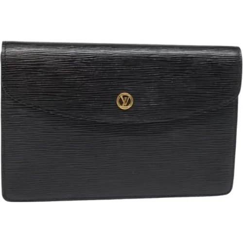 Pre-owned Leder clutches , Damen, Größe: ONE Size - Louis Vuitton Vintage - Modalova