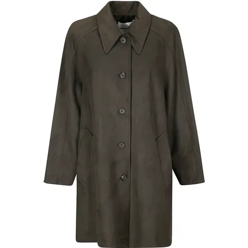 Suede Half Coat LOW CLASSIC - LOW CLASSIC - Modalova