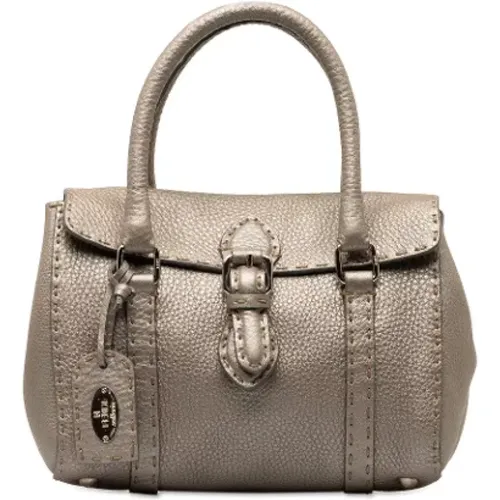 Pre-owned Leder Handtaschen , Damen, Größe: ONE Size - Fendi Vintage - Modalova