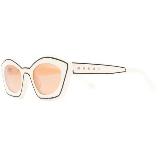 EXS Kea Island Panna Sunglasses , female, Sizes: 53 MM - Marni - Modalova