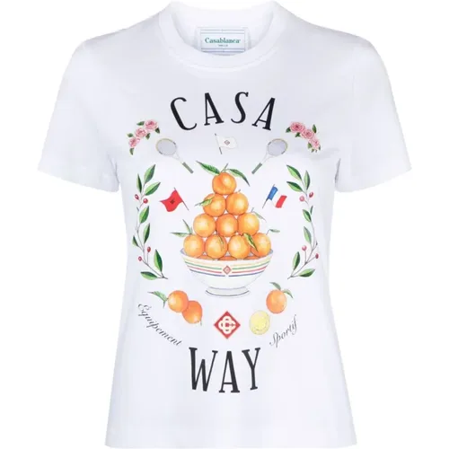 T-Shirts , Damen, Größe: M - Casablanca - Modalova