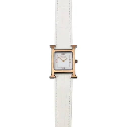 Pre-owned Leather watches , female, Sizes: ONE SIZE - Hermès Vintage - Modalova