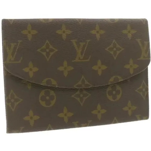 Pre-owned Canvas clutches , female, Sizes: ONE SIZE - Louis Vuitton Vintage - Modalova