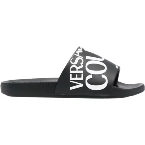 Damen Shelly Slides , Damen, Größe: 35 EU - Versace Jeans Couture - Modalova