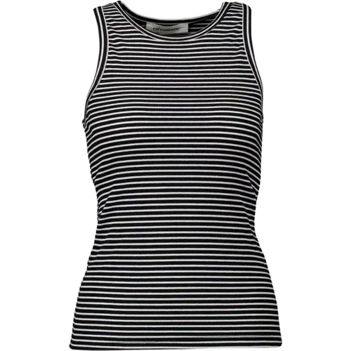 Striped Rib Top Women , female, Sizes: M, S, L, XL - Co'Couture - Modalova