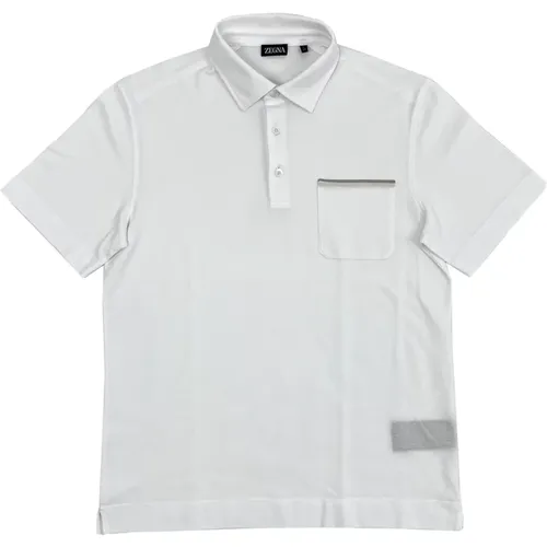 Klassisches Polo Shirt für Männer , Herren, Größe: XL - Ermenegildo Zegna - Modalova