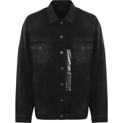 Schwarze Sticker Jacke für Herren - Balenciaga - Modalova