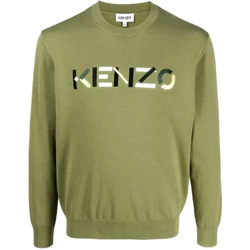 Logo Baumwollpullover für Männer - Kenzo - Modalova