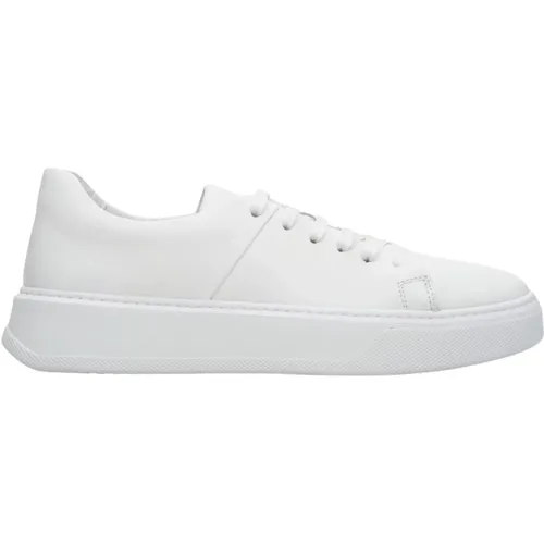 Weiße Leder Low-Top Sneakers Stilvoll - Estro - Modalova