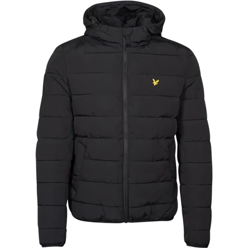 Quilted Jacket with Hood , male, Sizes: M, XS - Lyle & Scott - Modalova