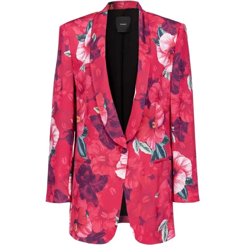 Blazer Hibiskus-Print PINKO - pinko - Modalova